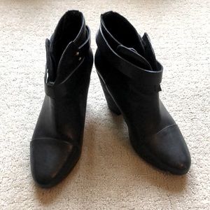 Rag & Bone Black Leather Booties